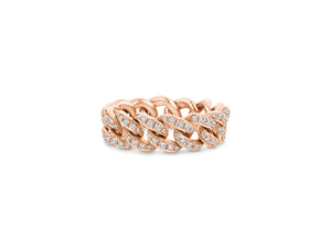Flexible Chain Diamond Ring