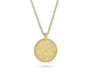 Cowboy in the Sunset Diamond Pendant