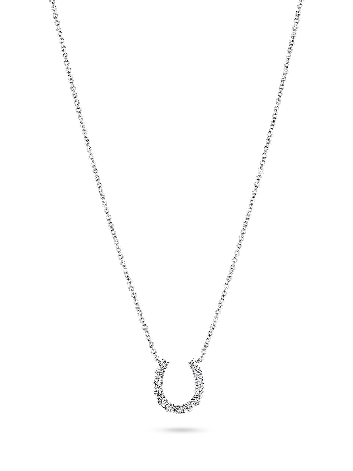 Lucky Horseshoe Medium Diamond Necklace