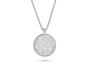 Cowboy in the Sunset Diamond Pendant
