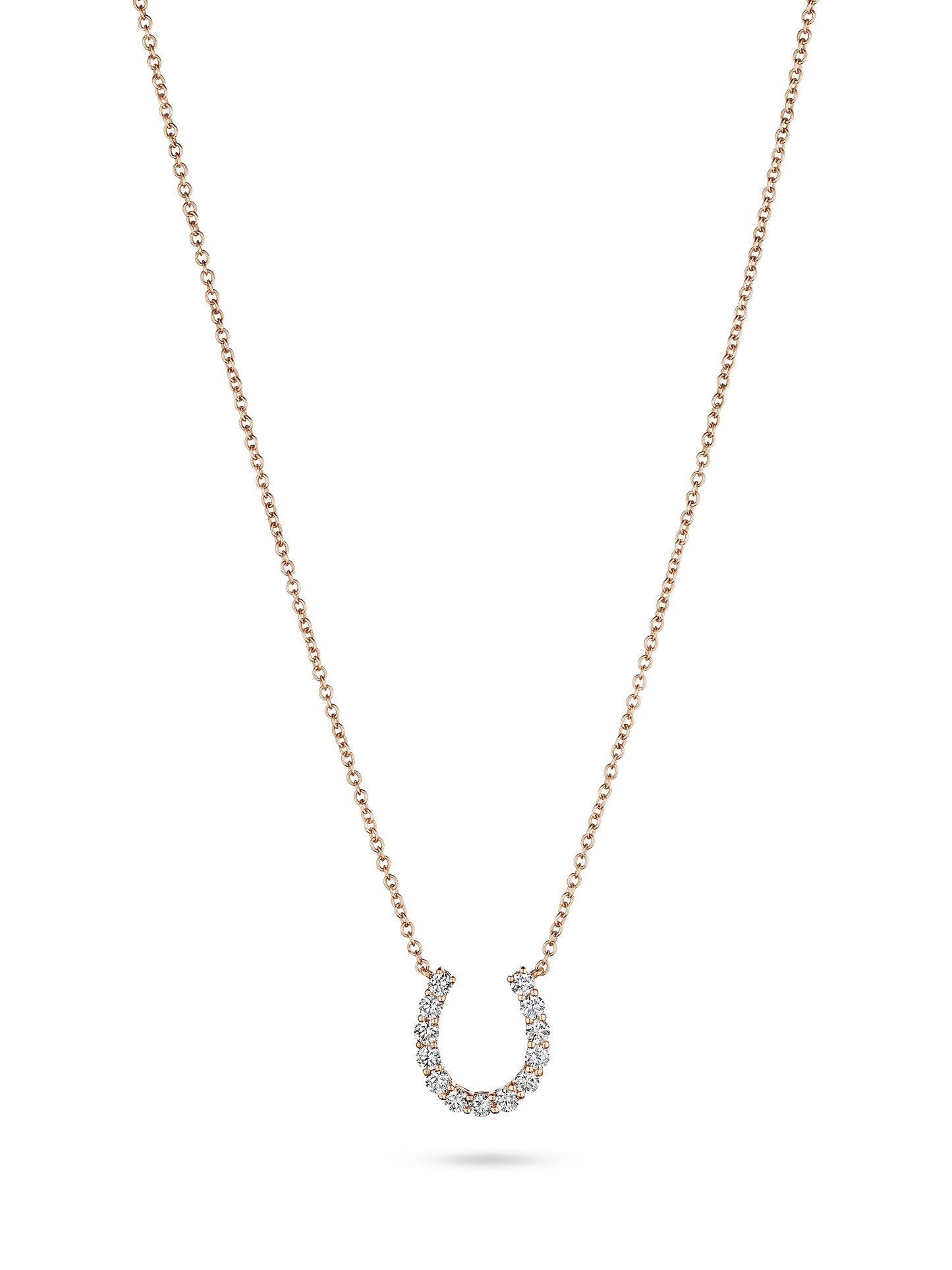Lucky Horseshoe Medium Diamond Necklace
