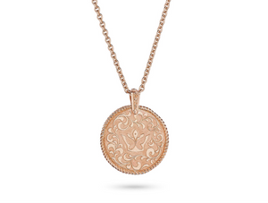 Cowboy in the Sunset Diamond Pendant