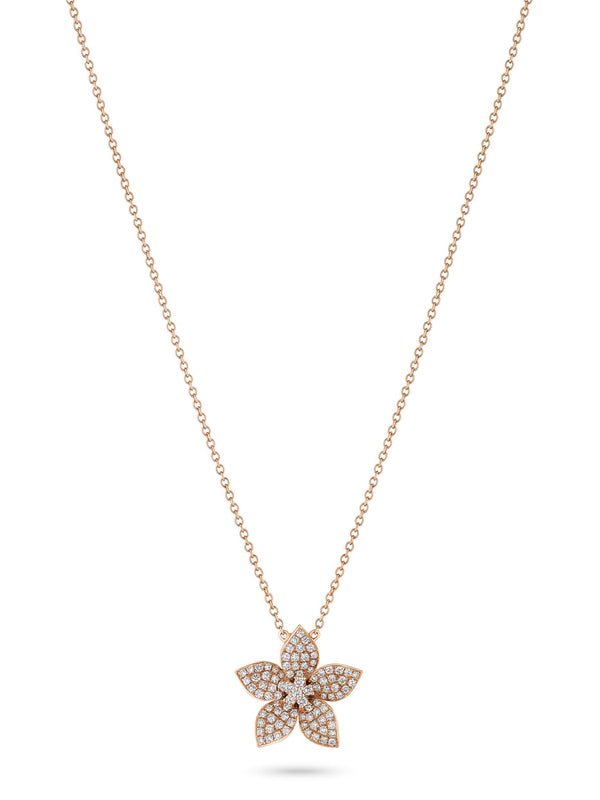 Zahara Diamond Single Flower Pendant