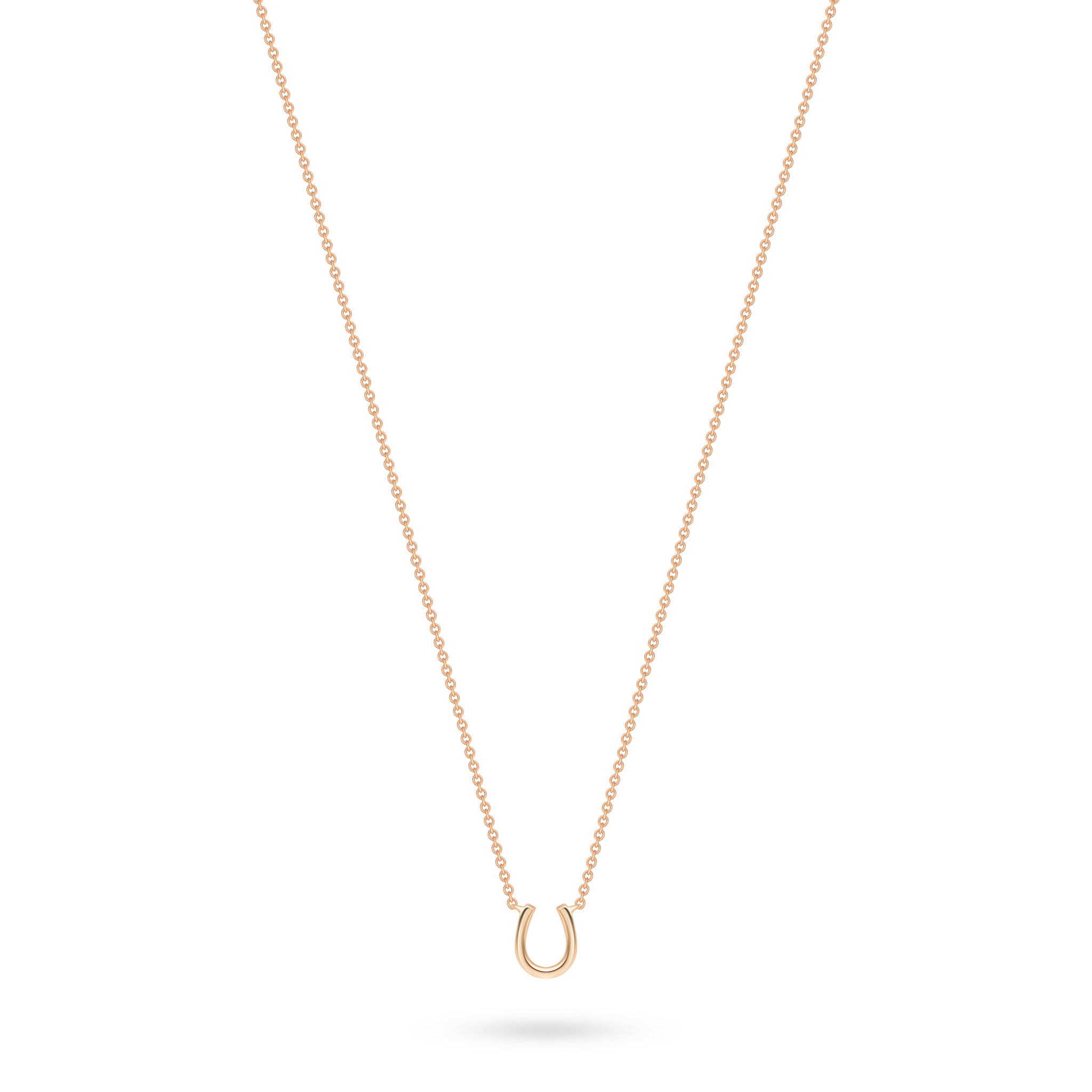 Tiffany horseshoe deals necklace rose gold