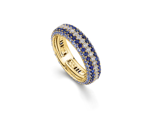 Sapphire and Diamond Ring