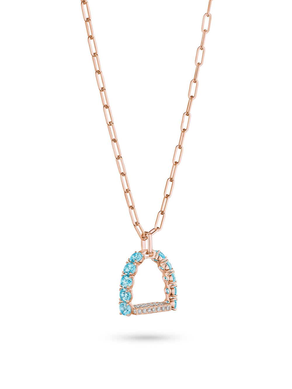 Stirr It Up™️ Pendant with Blue Topaz and Diamond