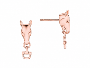 Charmed Horse Head Earrings with Bit