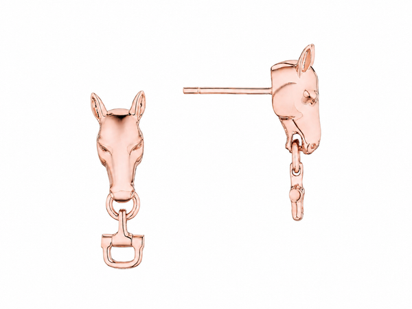 Charmed Horse Head Earrings with Bit