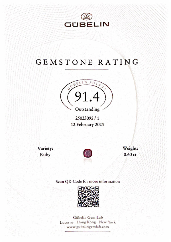 Rare Unheated Mozambique Ruby and Diamonds Earrings