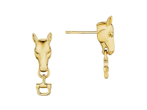 Charmed Horse Head Earrings with Bit
