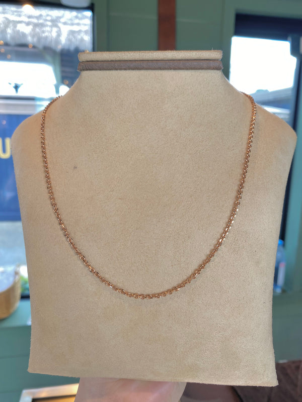 Cable Chain in Rose Gold