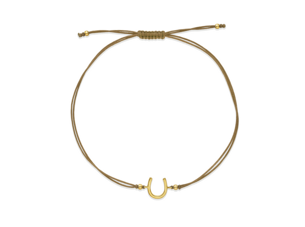 Lucky Horseshoe String Bracelet