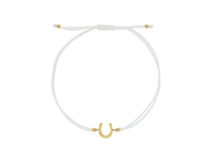 Lucky Horseshoe String Bracelet