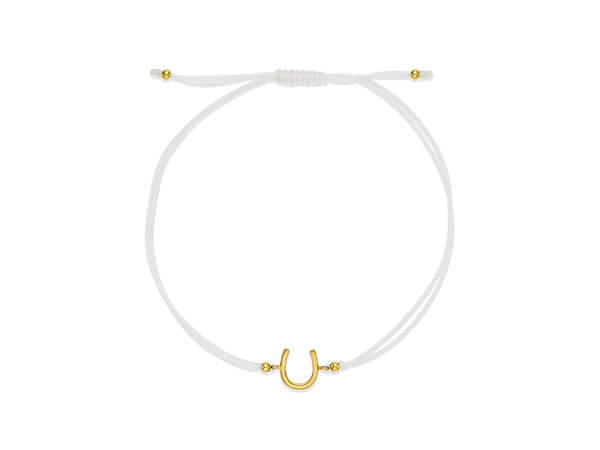 Lucky Horseshoe String Bracelet