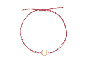 Lucky Horseshoe String Bracelet