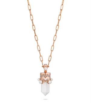Cowgirl LUV Chance Diamond and Pearl Pendant