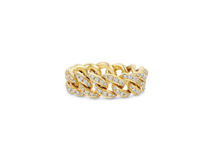 Flexible Chain Diamond Ring