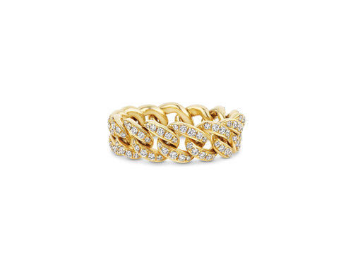 Flexible Chain Diamond Ring