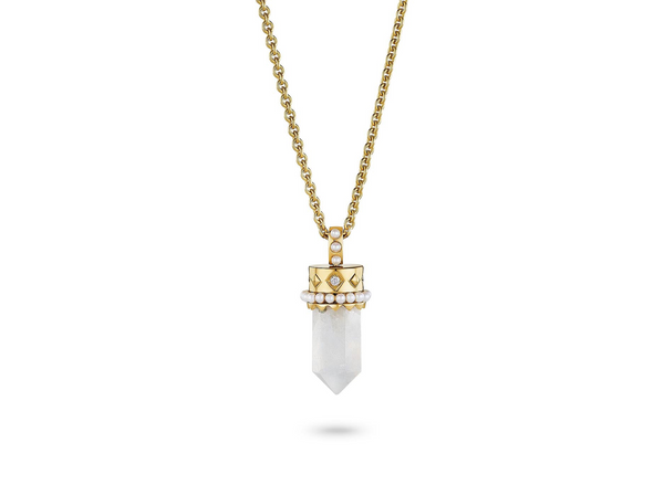 Cowgirl LUV Destiny Diamond and Pearl Pendant