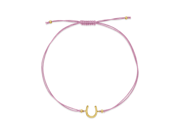 Lucky Horseshoe String Bracelet