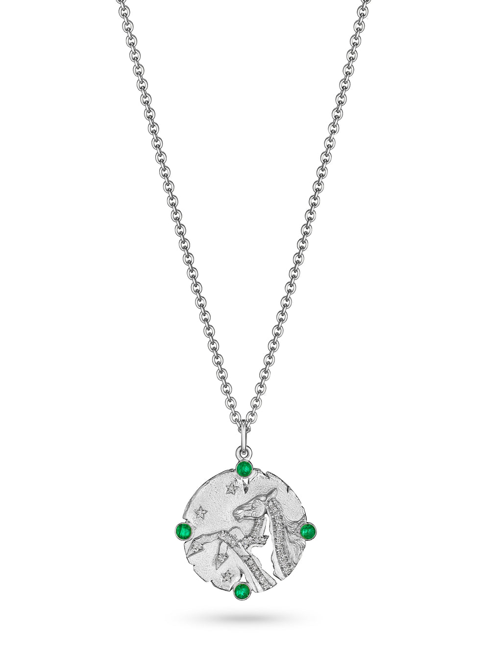 Horsea ™ - Emerald Night Star Pendant