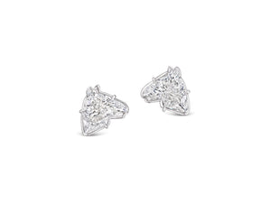 Horse Head Cut Diamond Earrings