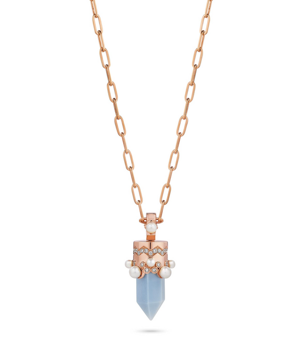 Cowgirl LUV Chance Diamond and Pearl Pendant