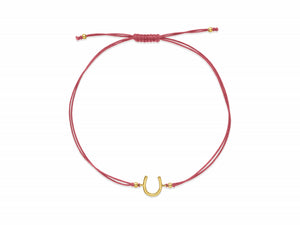 Lucky Horseshoe String Bracelet