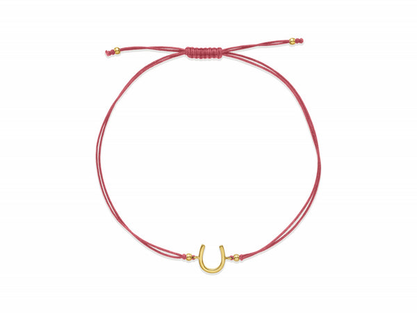 Lucky Horseshoe String Bracelet