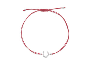 Lucky Horseshoe String Bracelet