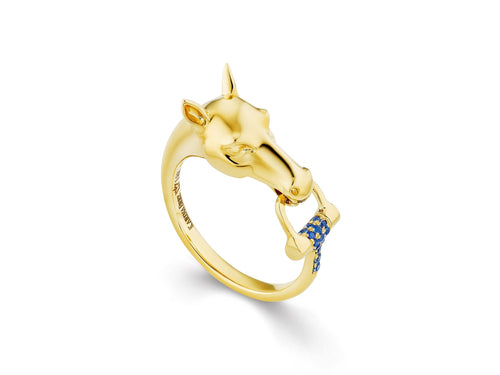 Charmed Horse™️ Sapphire Ring