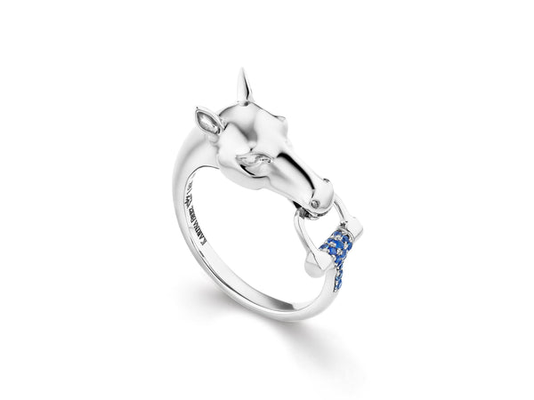 Charmed Horse™️ Sapphire Ring