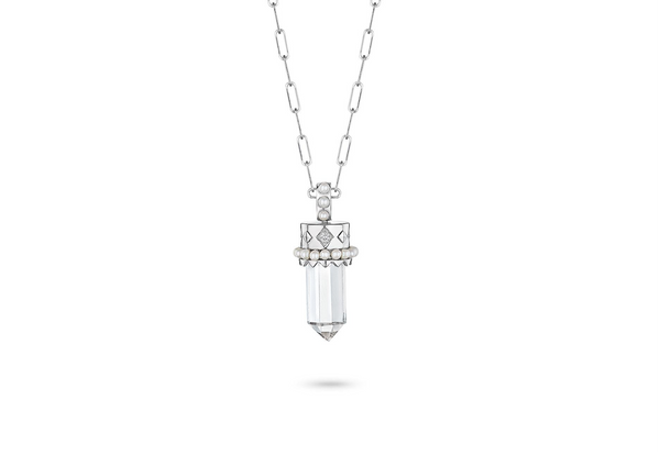 Cowgirl LUV Destiny Diamond and Pearl Pendant