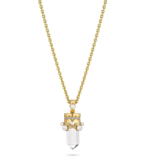 Cowgirl LUV Chance Diamond and Pearl Pendant