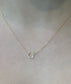 Plain Mini Horseshoe Sterling Silver Necklace