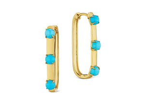 Marcy Turquoise Earrings