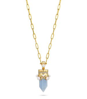 Cowgirl LUV Chance Diamond and Pearl Pendant
