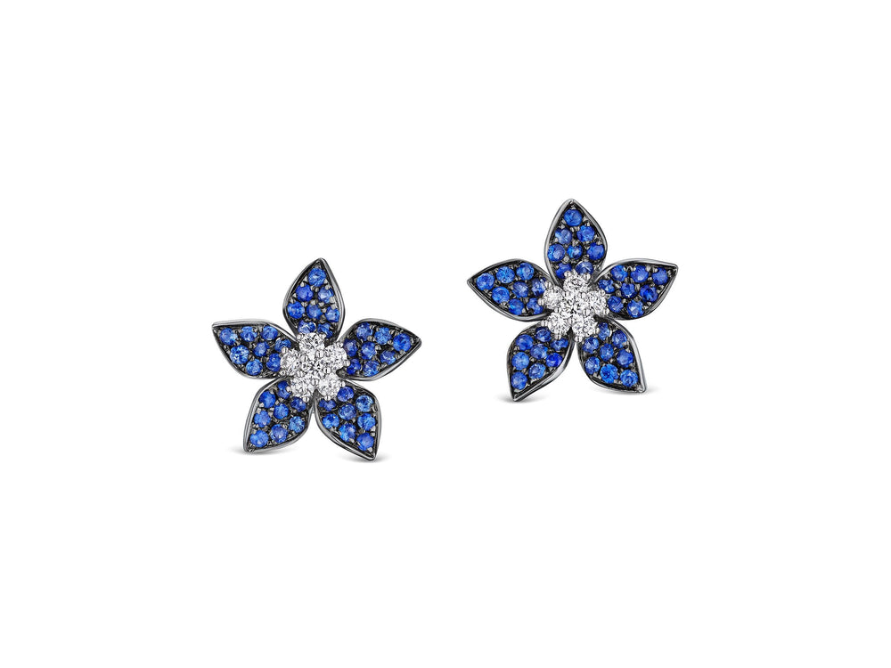 Small Zahara Sapphire and Diamond Earrings