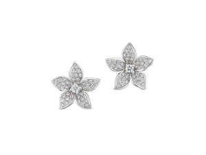 Small Zahara Diamond Earrings by Karina Brez