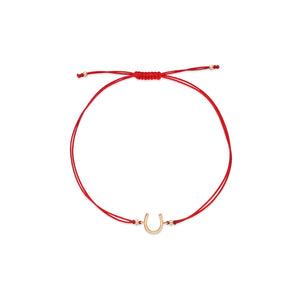 Lucky Horseshoe String Bracelet