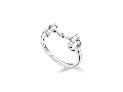 Bit of LUV™ Plain White Gold Ring