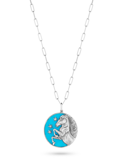 Horsea ™ - Turquoise Night Star Enchanted Pendant