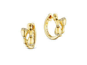 Huggable Hooves® Diamond Hoop Earrings