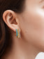 Aspen Diamond and Turquoise Earrings