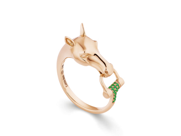 Charmed Horse™️ Emerald Ring