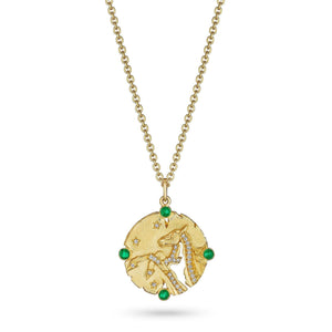 Horsea ™ - Emerald Night Star Pendant