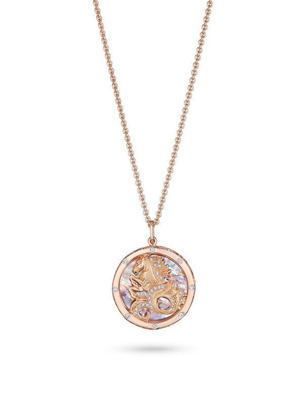 Horsea ™- Under the Sea Mother of Pearl Pendant