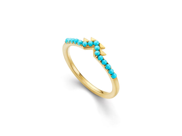 Whitney Stackable Turquoise Ring