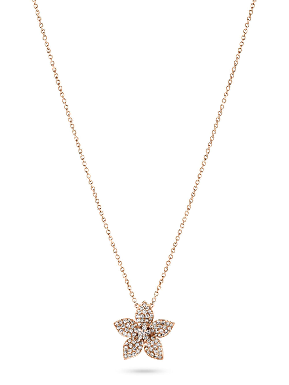 Zahira Diamond Single Flower Pendant