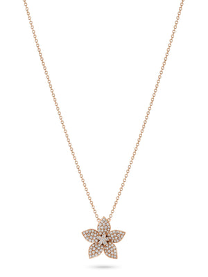 Zahira Diamond Single Flower Pendant